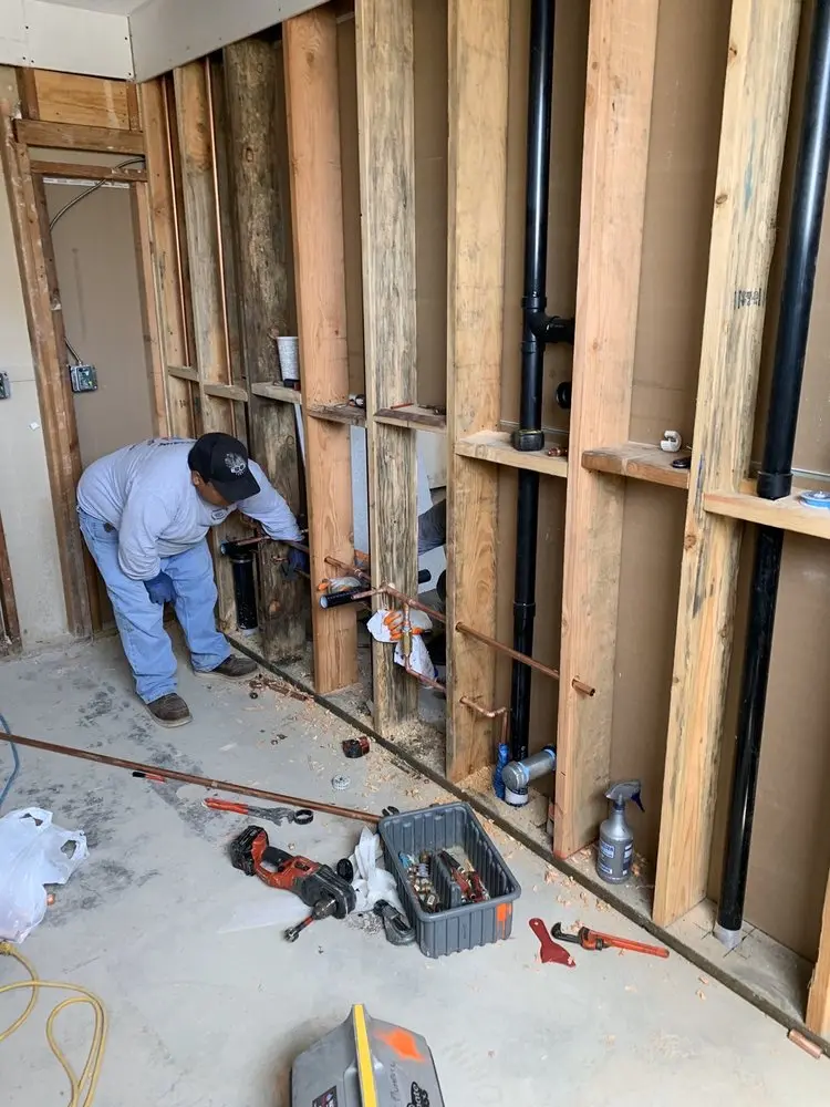 Commercial rough-in plumbing for Water Heater Replacement in West Gate Hills